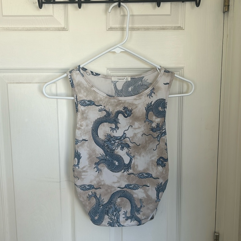 Cream tank top